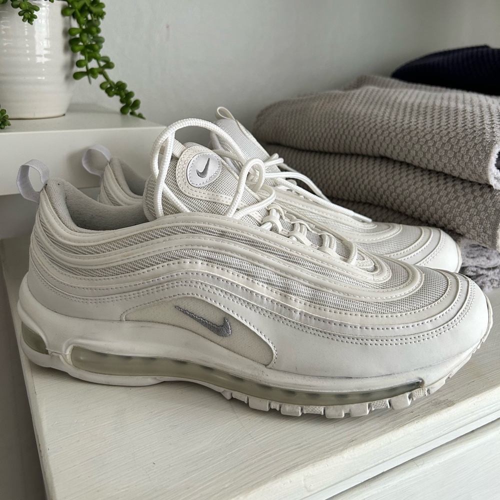 Nike Air Max 97 White with Silver Accents